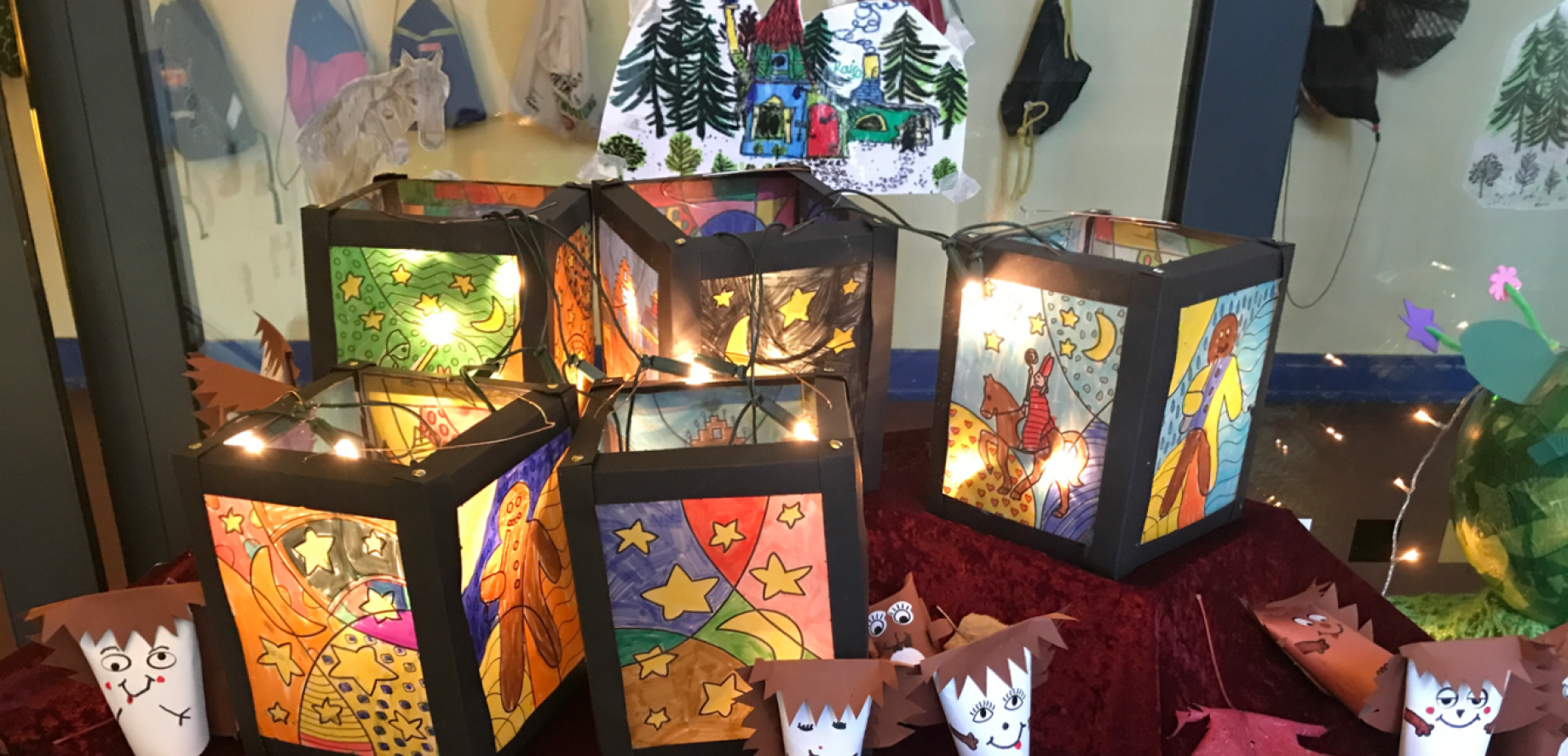 Buch - und Laternenausstelung